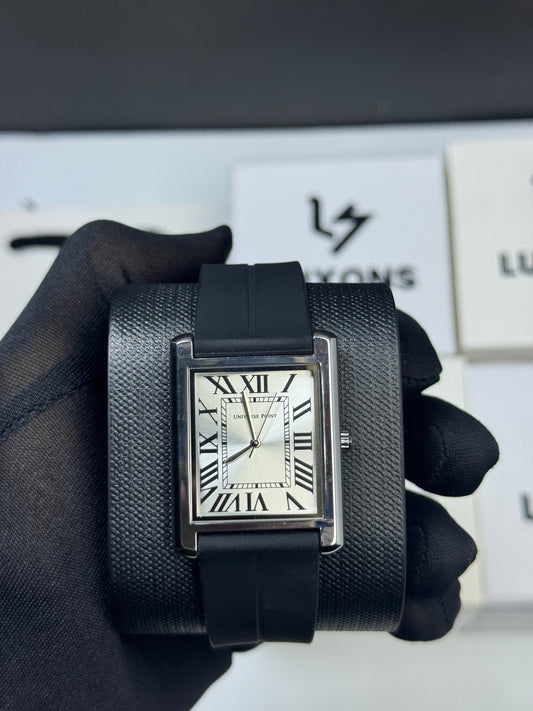 Universal Point Black Silicon Strap Orignal Watch
