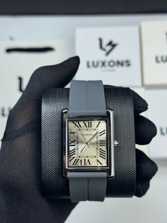 Universal Point Gray Silicon Strap Orignal Watch