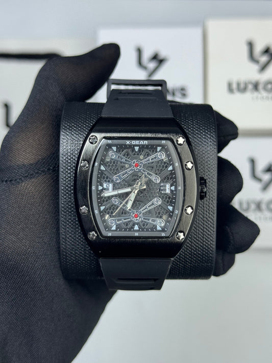 X-Gear Black Bezel Black Strap Orignal Watch