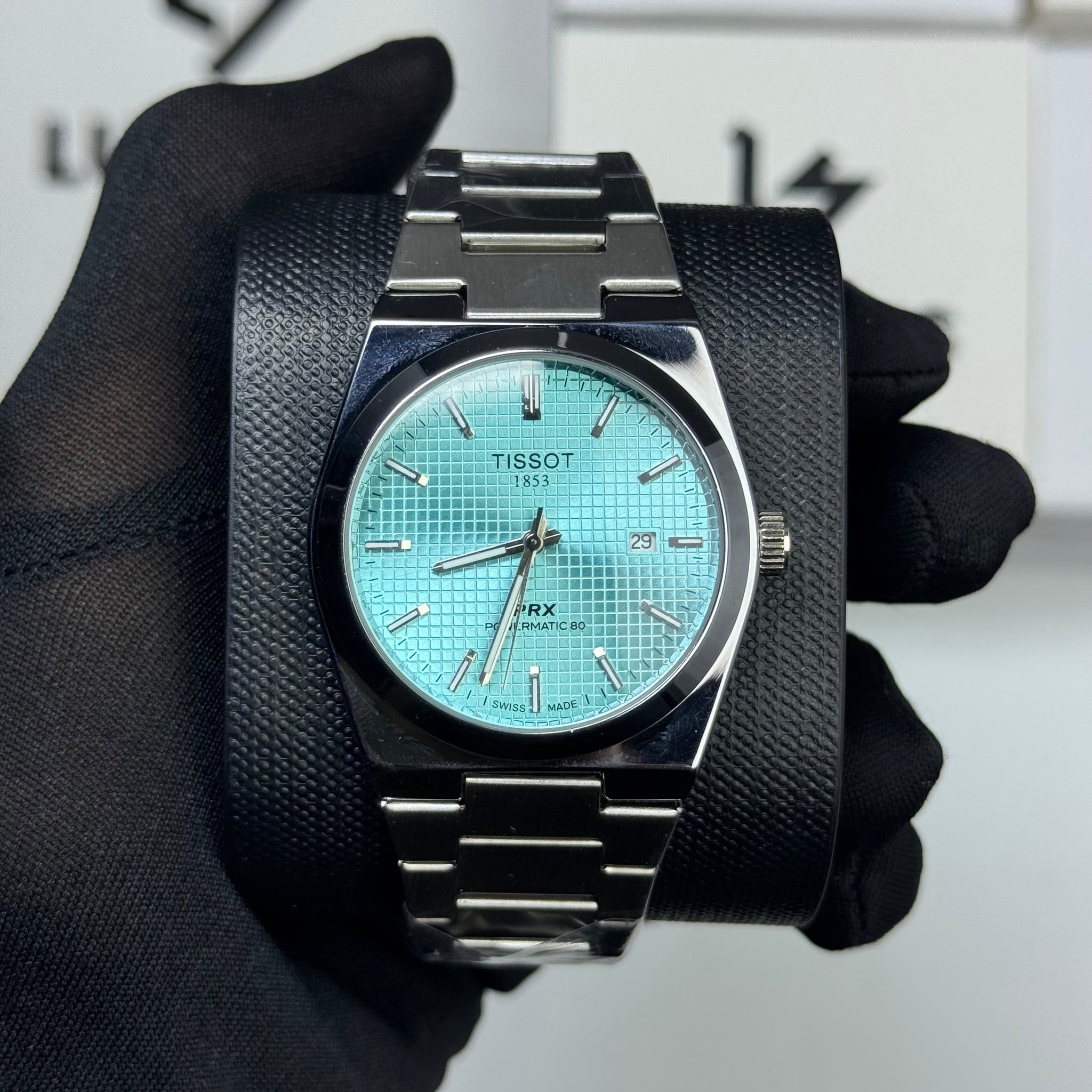 Tissot PRX 1853 Sapphire Glass Tiffany Dail