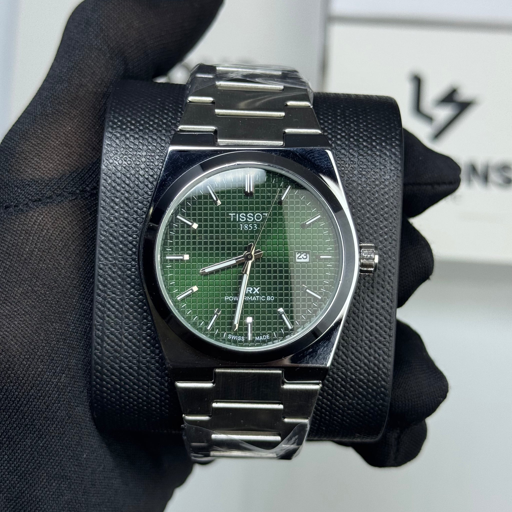 Tissot PRX 1853 Sapphire Glass Green Dail