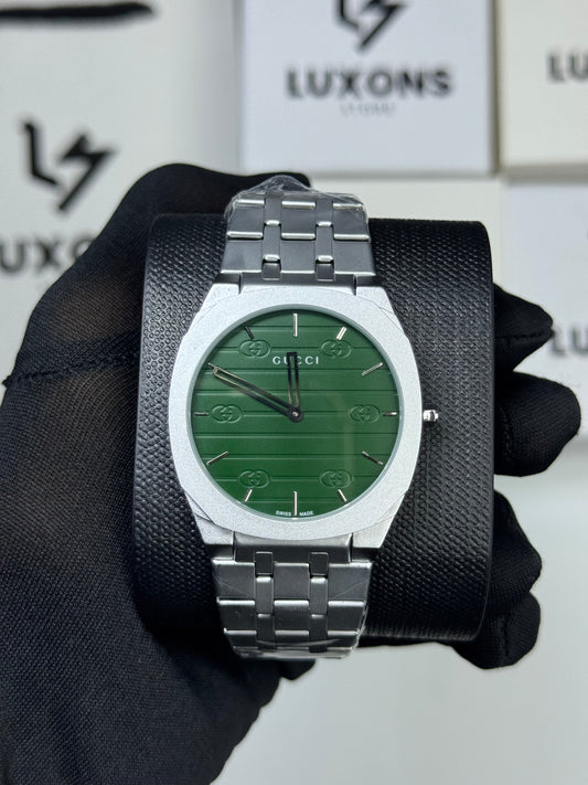 Gucci Slim Dark Green Dail Watch