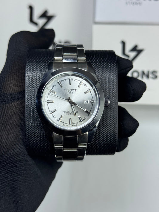 Tissot Gentleman Orignal Shape White Dail Stainless Steel