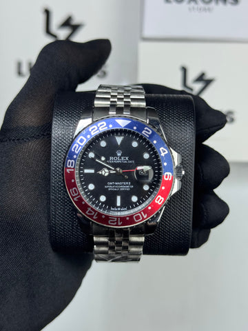 Rolex GMT 4 Niddle Pepsi Edition Rotating Bezel