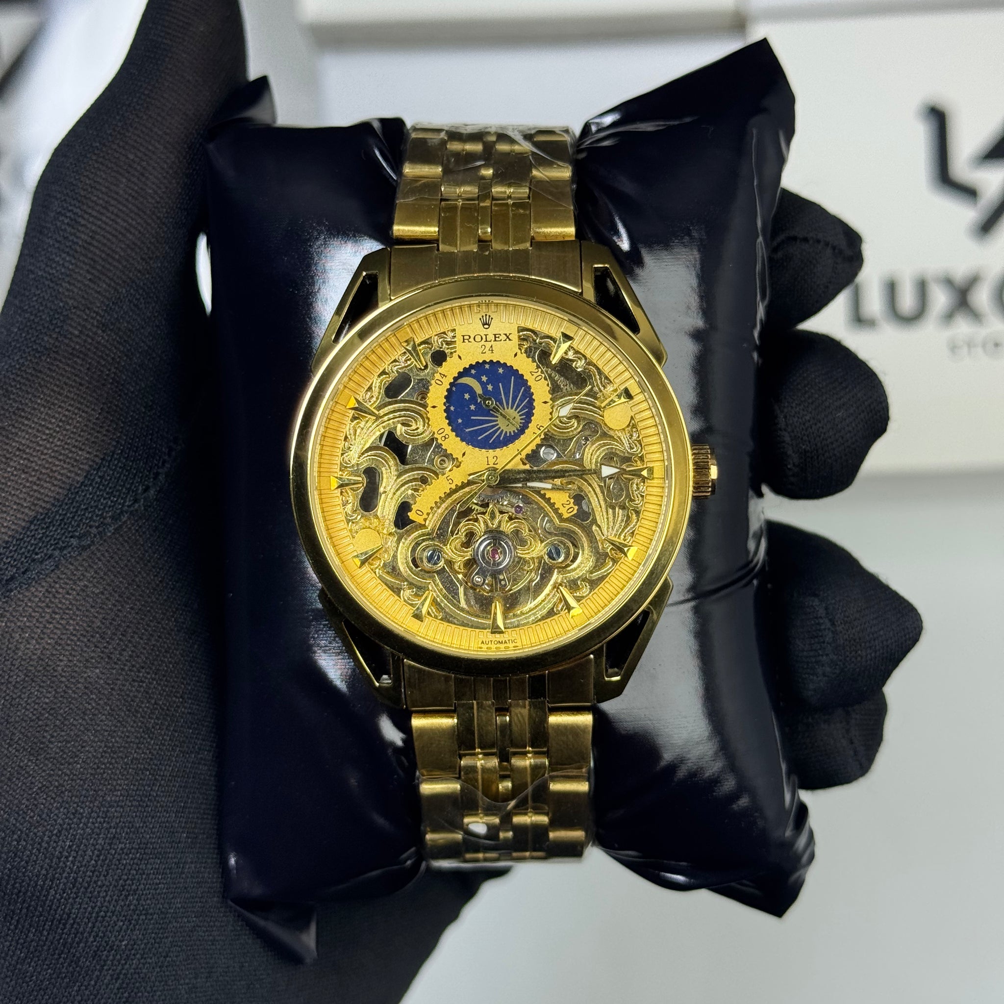 Rolex Skelton Automatic With Pendulum Back