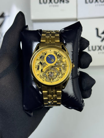 Rolex Skelton Automatic With Pendulum Back