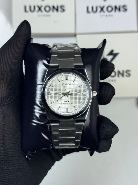Tissot PRX 1853 Sapphire Glass White Dail