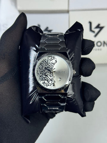 Rado Calligraphy Silver Chain With Butterfly Master Lock