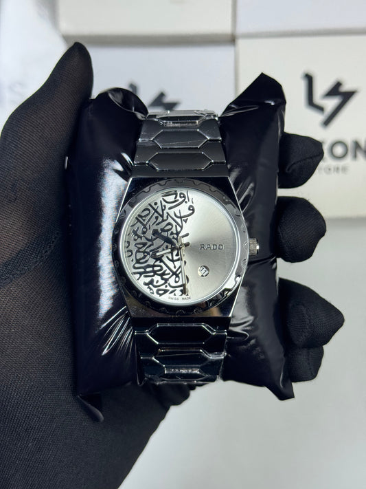 Rado Calligraphy Silver Chain With Butterfly Master Lock