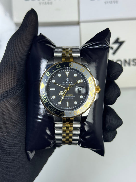 Rolex GMT 4 Niddle Two Tone Rotating Bezel