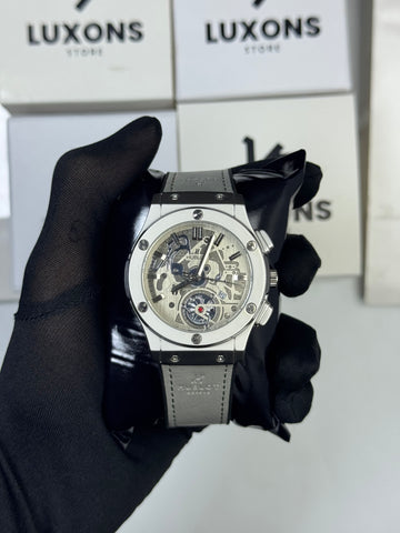 Hublot Gray Strap New Chrono Style Master Lock