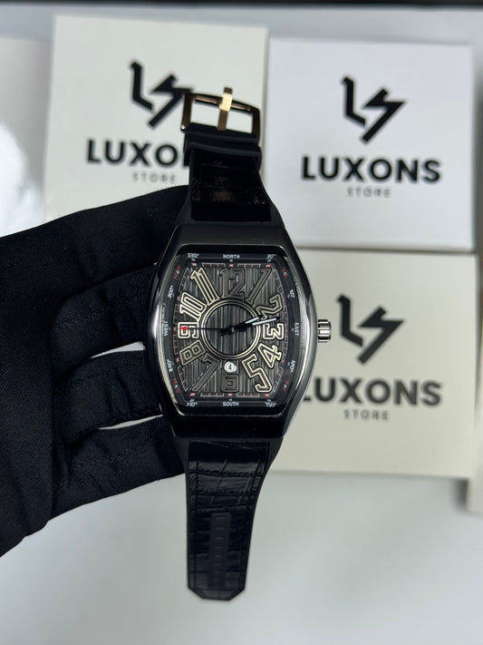 Frank Muller Full Black Shine Dail